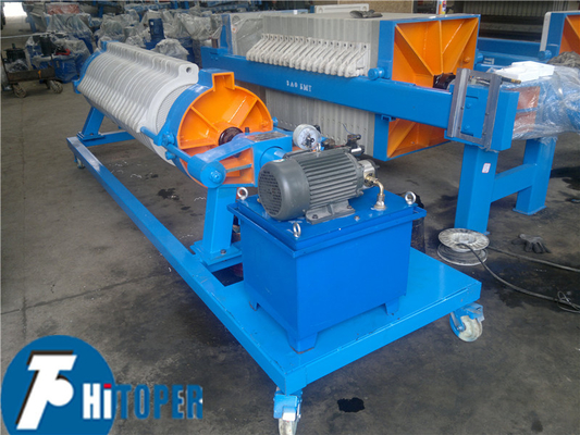 Round Plate Cotton Cake Filter Press For Foodstuff Alcohol Inorganic Salt Industries