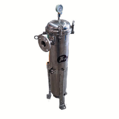 Bag Filter Housing Designed for Waste Water Filtration with Metal Basket Support and Convenient Filter Bag Replacement System