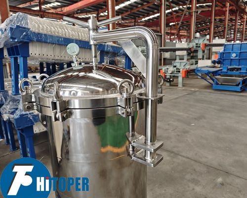 Bag Filter Housing Designed for High Flow Rate and Large Filter Area with Minimal Side Leakage and Low Operation Cost