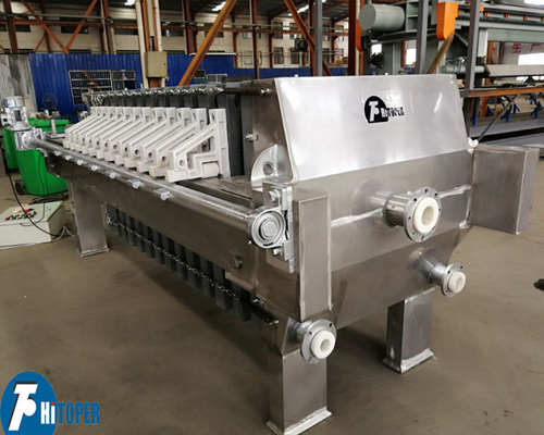 Stainless Steel Filter Press for Electroplating Industry with High Precision