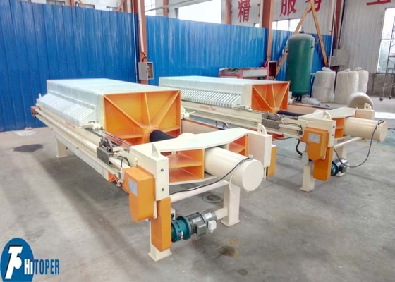 0.6Mpa Automatic Compress Chamber Filter Press for Cooper Leaching Solution Separation