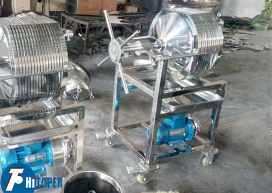 Diameter 400mm Plate And Frame Filter For Solid Liquid Separation with Centrifugal Pump Feeding