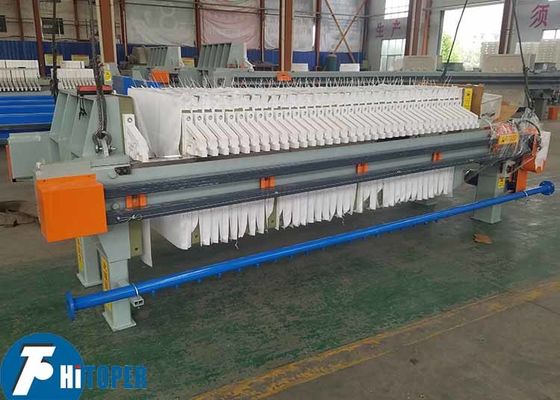Membrane Filter Press Equipped with Membrane Plate Expansion Design for Effective Cake Drying and Moisture Reduction