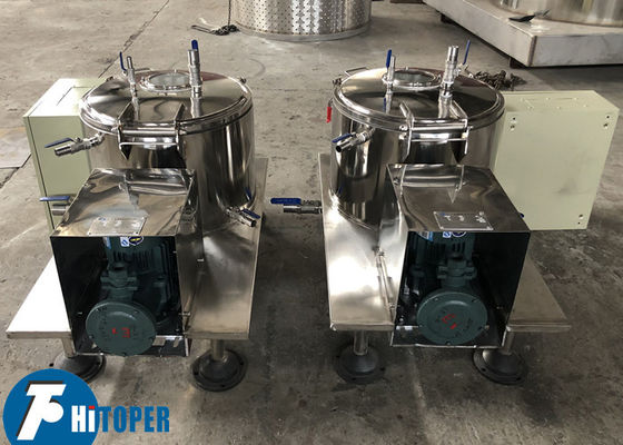 20L Volume Small Platform Base Centrifuge For Chemicals Separation With Jacket