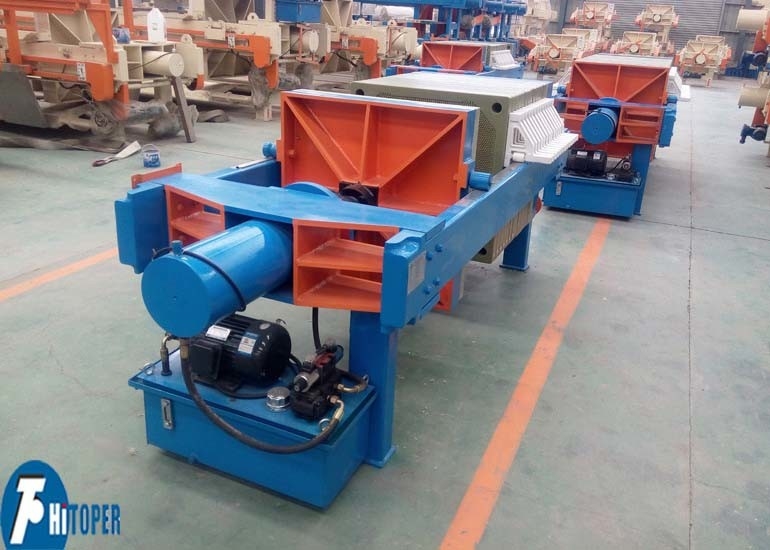 CE Certificate 870X870MM Diaphragm Plate High Pressure Membrane Filter Press for Clay Sludge Dehydration