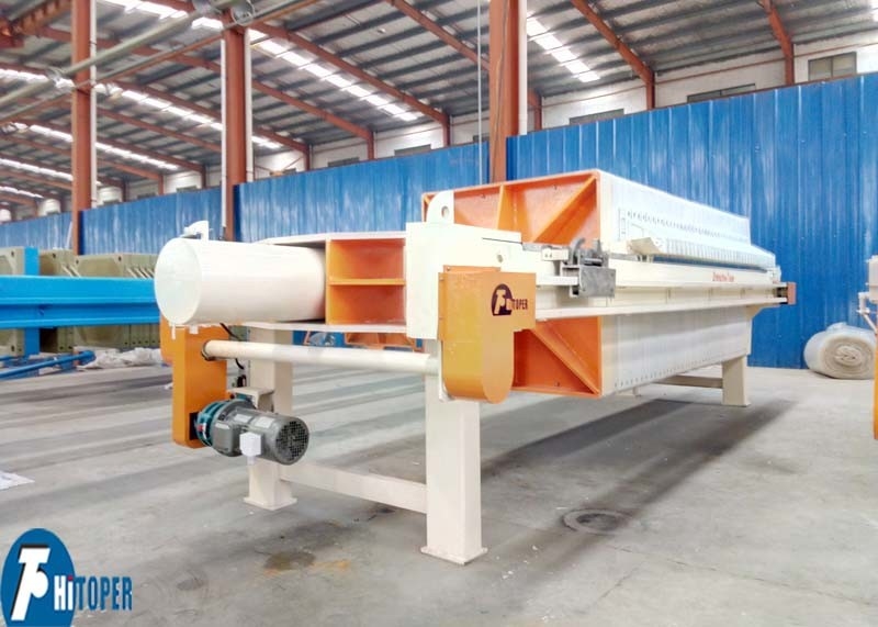 0.6Mpa Automatic Compress Chamber Filter Press for Cooper Leaching Solution Separation