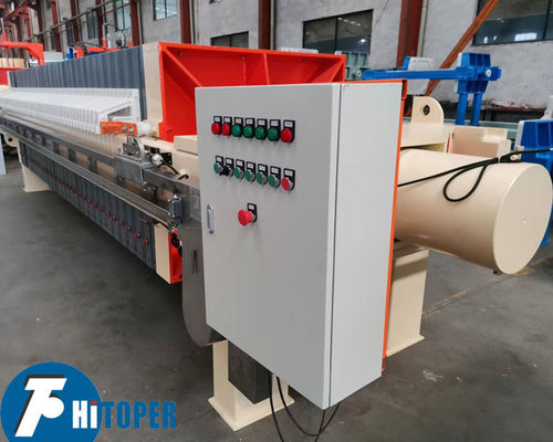 Equipo Industrial de Filtro Prensa de Membrana para Separación Sólido-Líquido y Formación de Torta de Baja Humedad con Motor de 4kw