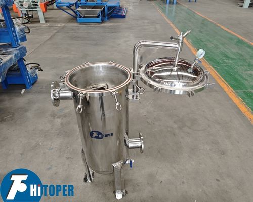 Casas de filtro de bolsas con carcasa de acero inoxidable y soporte de cesta de metal para soluciones de filtración duraderas e industriales