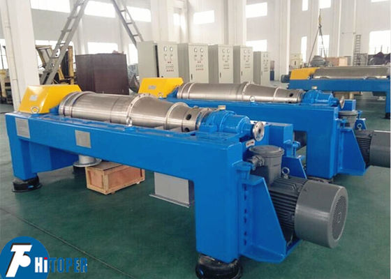 Centrifugadora de decantador industrial optimizada para la separación continua y la deshidratación de los subproductos de extracción de proteínas de soja