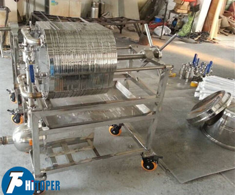 Máquina de filtro de placa y marco de acero inoxidable con sellos de gel de sílice resistentes a altas temperaturas para filtración sin fugas