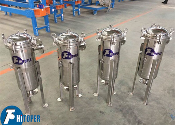 Casas de filtro de bolsas de alimentación laterales con filtración de alta precisión y cesta de metal duradera para procesamiento de líquidos industriales